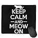 Produktbild Keep Calm and Meow On Locking Mouse Pad Anti-Slip Personality Gaming Rubber Mousepads