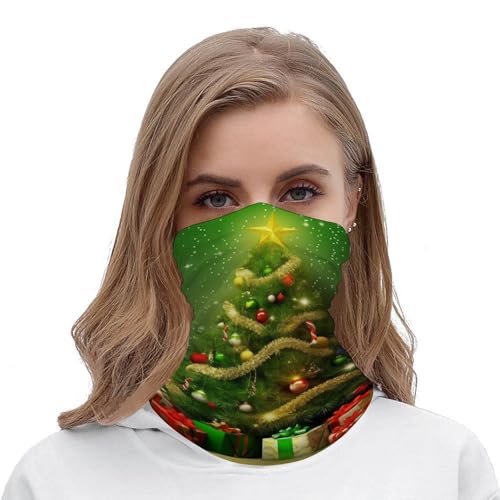 Bufanda Cuello para Mujeres y Hombres Árboles de Navidad Bandana Balaclava Máscara Facial Elástica Pañuelo para Rostro Cortaviento Enfriante y Transpirable para Ciclismo y Deportes al Aire Libre miniatura 5