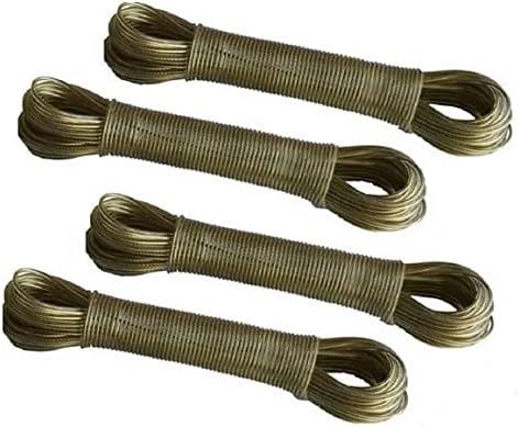 WARESHARK 20m Extra Heavy Duty Strong Steel Core Washing Rope Line Laundry Clothes Lines Thick & Strong Cloth - Image 3