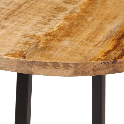 Table basse en fer et bois de manguier ShGaxin pour salon moderne