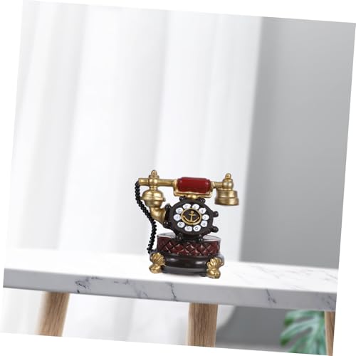 Téléphone vintage résine iplusmile pour déco maison rétro