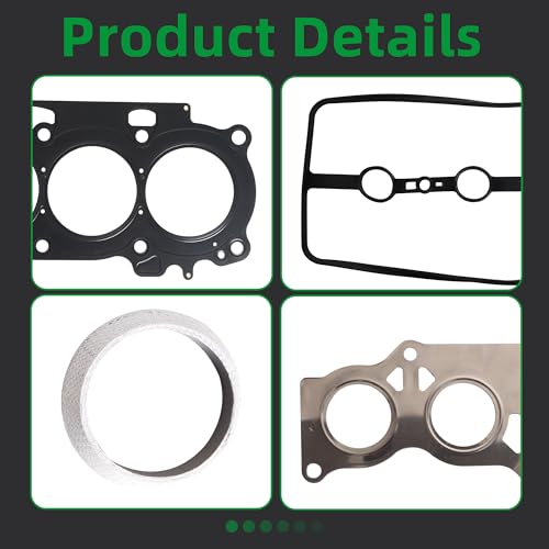 Image of Head Gasket with Bolts Set for Toyota Camry Corolla RAV4 Solara Highlander Matrix for xB tC for HS250h， 2004-2015 2.4L 2AZFE HS26323PT ES72249-2(48pcs)