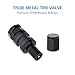 CKAuto 5 Pcs VS33/TR33E Tubeless Metal Clamp-in Valve Stems, Black Finish