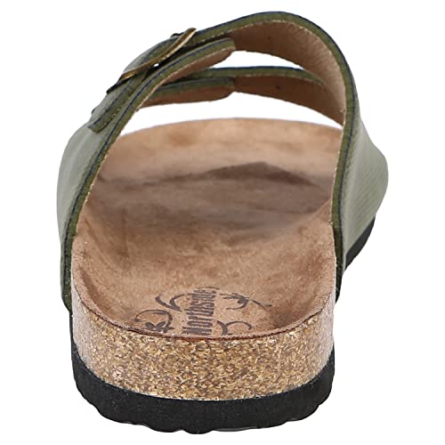 Image of Northside Womens Mariani Leather Strap Cork Sandal | Comfort Sandals