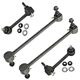 Detroit Axle - AWD Sway Bars for Jeep 14-17 Cherokee, 4 Front and Rear Stabilizer Sway Bar End Links 2014 2015 2016 2017 Replacement