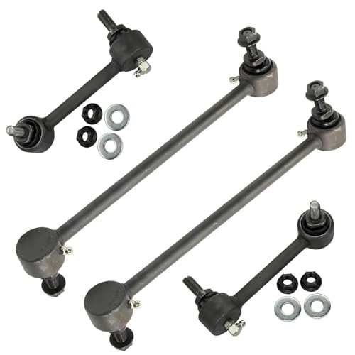 Detroit Axle - AWD Sway Bars for Jeep 14-17 Cherokee, 4 Front and Rear Stabilizer Sway Bar End Links 2014 2015 2016 2017 Replacement