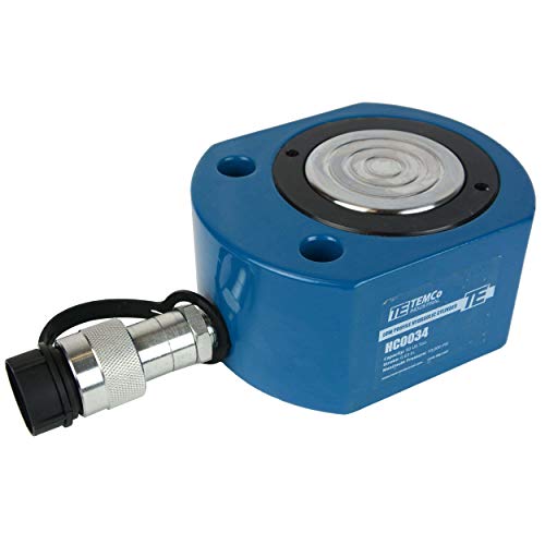 TEMCo HC0034 Low Profile Height Hydraulic Cylinder Puck 50 Ton, 0.63