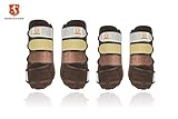 Horsecode Gamaschen 4er Set brown Glitter & Go Warmblut
