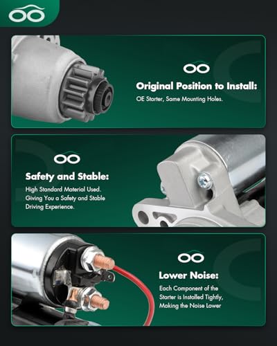 Image of SCITOO Starters M0T60781 SR2283X 17835N fit for Nissan Altima 2002-2007 Sentra 2002-2006 2.5L w /A