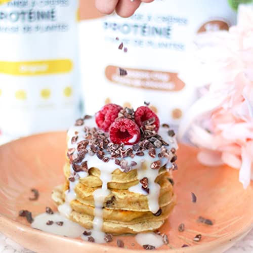 Flourish - Plant-Based Protein Pancake & Waffle Mix, Gluten-Free, Vegan, Non-Gmo, All-Natural Superfood, High Protein & Fiber, Just Add Water - Original, 16Oz #TOP7