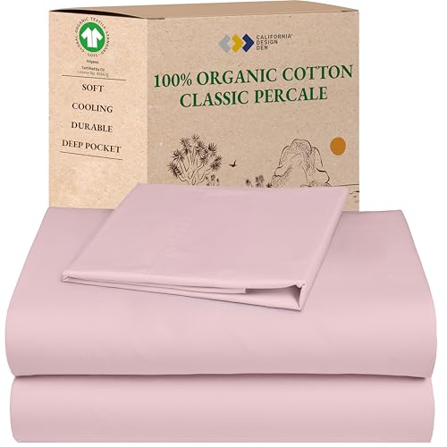 California Design Den Soft 100% Organic Cotton Bed Sheets
