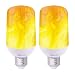 AmazonBasics Flame Bulb, Simulates Moving Flame, Suitable for Enclosed Fixtures | 2-Pack