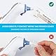 200 Stück Braun Fieberthermometer Schutzkappen für Ohrthermometer, Ersatzschutzkappen für Alle Braun Thermometer Ohren
