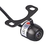 Gizzsh Night Vision Car Rear View Camera 170 Degree Rear-View Universal Waterproof Color CMOS Lens 1089 Imaging Chip Waterproof Rear View Camera-(XL-330D06)