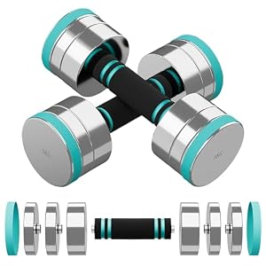 Dripex Haltères Musculation Réglables 2,5kg 5kg 7,5kg 10kg 15kg 25kg 30kg Haltères en Acier Ultra Compacts avec Poignée en Mousse pour l&rsquo;Haltérophilie, l&rsquo;Entraînement à Domicile et à Salle de Sport