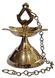 Lámpara de aceite colgante tradicional para decoración, culto o para uso ceremonial