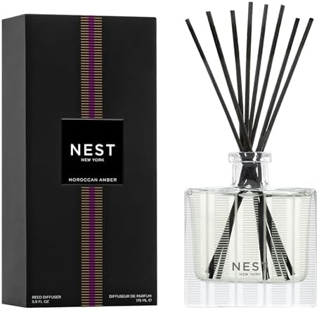 NEST New York Reed Diffuser, Moroccan Amber - 5.9 fl oz - Fragran...