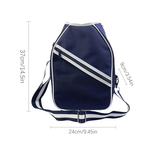 Sac raquette de badminton à sangle ajustable en textile résistant - 5