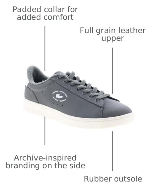 Image of Lacoste Men's Carnaby Set Leather Sneakers