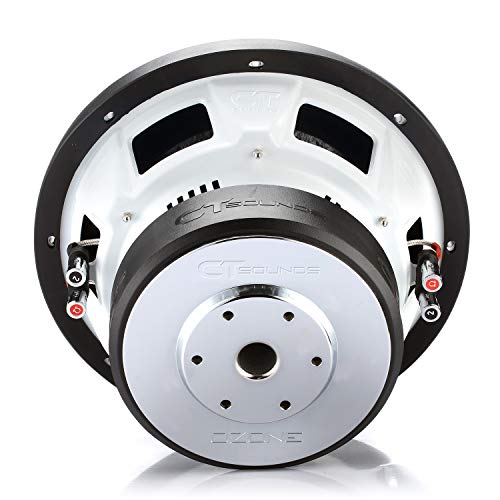 CT Sounds Ozone 10” D2 Car Subwoofer | 800W RMS | 1600 Watt Max Power | Dual 2Ω | 2.6” Voice Coil | SQ and SPL | Versatile Car Audio Subwoofer | Massive Sound | Powerful Bass | Deep Low Notes