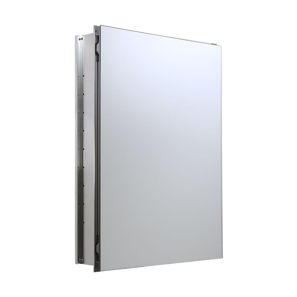 Milano Cleo 500mm x 660mm Wall Mounted Mirrored Door Bathroom Cabinet