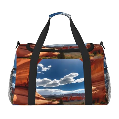 Arches National Park-�X�^���_�[�h�v�����g �܂肽���ݎ� �L�����[�I�� �g�[�g ��e�� �n���h�L�����[�o�b�O ��s�@ �T���̋x�ɗp