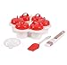 6pcs Uovo Cooker Pancake Maker Mold Egg Shaper Omelette Strumento di cottura antiaderente Pan Flip Uova Anello Mold Kitchen Gadgets Accessori