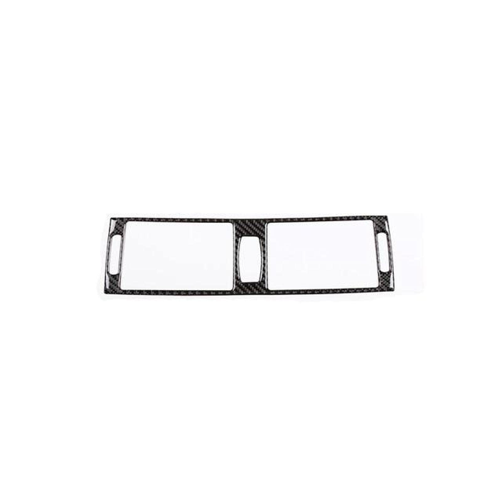 pour BMW X5 E70 X6 E71 2008-2013, Garniture de Cadre de Ventilation de climatisation pour Console Centrale intérieure de Voiture en Fiber de Carbone Souple