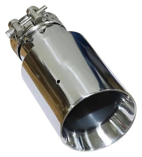 Tubo de escape de 77 mm a 114 mm con silenciador de doble capa de acero inoxidable ajustable