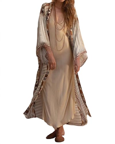 Bsubseach Women's Kimono Swimsuit Cover Up Summer Beach Coverups 2025 Bathing Suit Casual Loose Cardigans for Swimwear