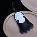 Fuerxy No Face Bag Charm, Black Purse Charms for Handbags, Funny Fashion Bag Accessories Key Charms