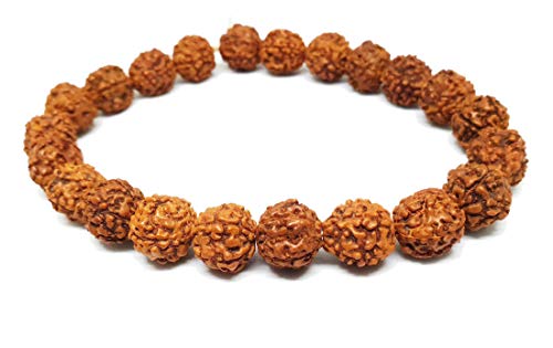 Handmade Semi Precious Gemstone 8mm Round Beads Stretch Bracelet 7