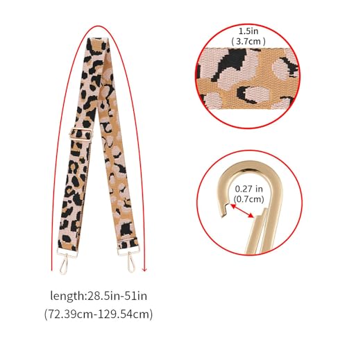 Image of ZOOEASS Wide Shoulder Strap Adjustable Replacement Belt Crossbody Canvas Bag Handbag