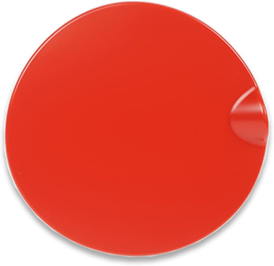 ABS Fuel Tank Gas Cap Cover Trim for Mini Cooper Hardtop Hatchback Covertible Countryman Clubman (Red,R50 1.5T)