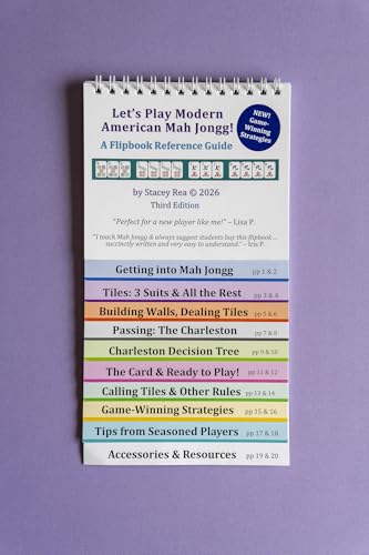 Let's Play Modern American Mah Jongg! A Flipbook Reference Guide (Second Edition)