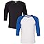 Blk Heather/ Blk + White/ Tr Royal