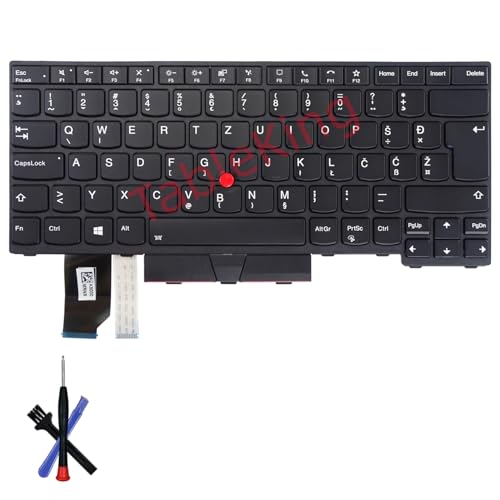 Réparer un Thinkpad L14 avec ce clavier rétroéclairé de rechange pour version slovène