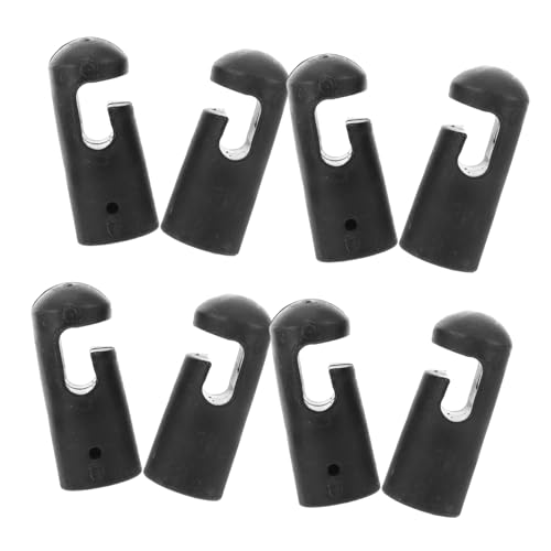 Embouts de poteau de trampoline plastique noir protection filet de sécurité