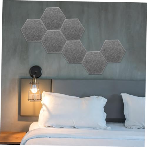 Paneles Acústicos Absorbentes de Sonido 8 piezas para Reducción de Ruido, Diseño Moderno para Estudio y Oficina, Fácil Instalación, Aislamiento Acústico miniatura 6