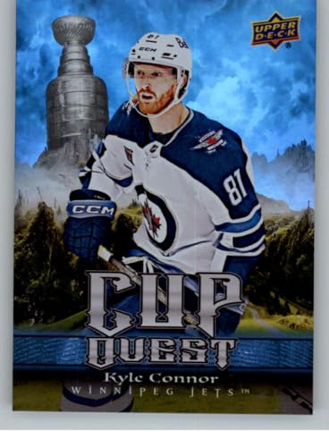 2025-26 Upper Deck Cup Quest #CQ-7 Kyle Connor Winnipeg Jets Official Hockey Card in Raw (NM or Better) Condition