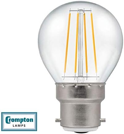 Crompton LED 5W B22 BC Dimmable Filament Golf Ball 2700K Warm