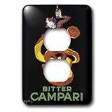 3dRose LLC. lsp_129954_6 - Poster pubblicitario vintage con campari in stile europeo, 2 prese di presa, multicolore