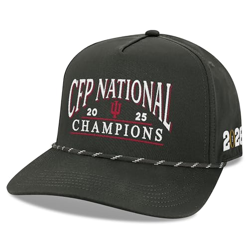 Gorra Legacy NCAA Indiana Hoosiers Ajustable Negra miniatura 1