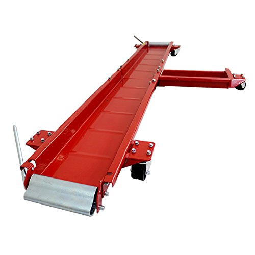 WEIMALL バイクドーリー 中型 大型バイク ビッグスクーター用 長さ2000mm 耐荷重560kg【レッド】