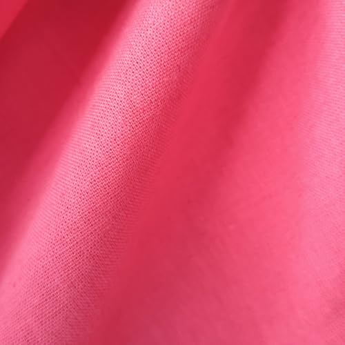 Image of Premium Cotton Flex Fabric for Sewing & Dressmaking | Soft, Breathable, Durable Material | Ideal for Kurtis, Shirts, Dresses, Home Decor & Crafts (Rani Pink, 5 Meters)