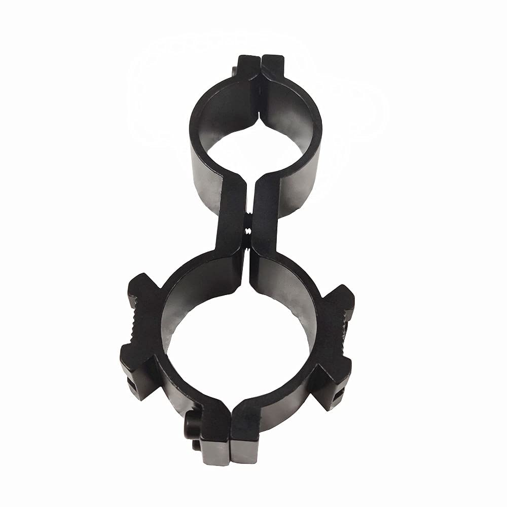 FIRECLUB Dual 1 Inch Mount Tube Ring for 1" Flashlight/Scope/Sight +1 Wrench
