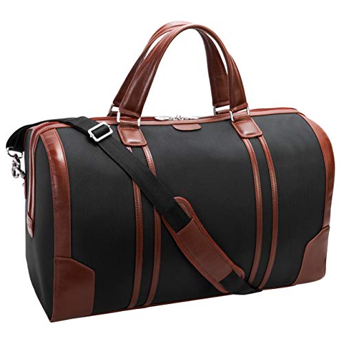 McKLEIN 20" Nylon, Two-Tone, Tablet Carry-All Duffel- KINZIE- Black2