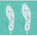 Magnetic Acupressure Insoles, 1 Pair Thin Soles with Magnetic Pressure Points Cuttable Foot Massage Inserts, Foot Therapy Reflexology Pain Relief Shoe Insoles for Men & Women (S)