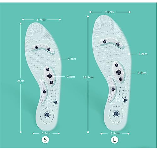 Plantillas magnéticas de masaje con acupresión, talla L miniatura 2
