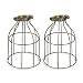Rustic State Industrial Vintage Style Curved Top Light Cage for Pendant Light Lamps (Oil Robbed)